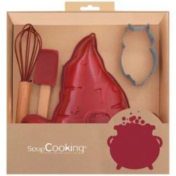 SCRAPCOOKING Coffret 4 ustensiles - Sorcier