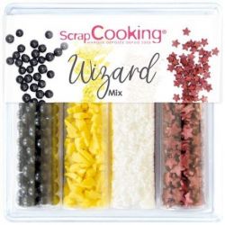 SCRAPCOOKING Mix 4 décors sucrés Wizard - Sorcier