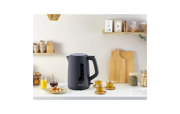 MOULINEX Bouilloire 1.7 L Bleu Nuit - Morning - BY2M0810