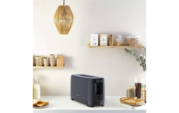 MOULINEX Grille-pain 1 fente Bleu Nuit - Morning - LS2M0810