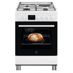 ELECTROLUX Cuisinière mixte 60 cm multifonction pyrolyse - LKM648988W