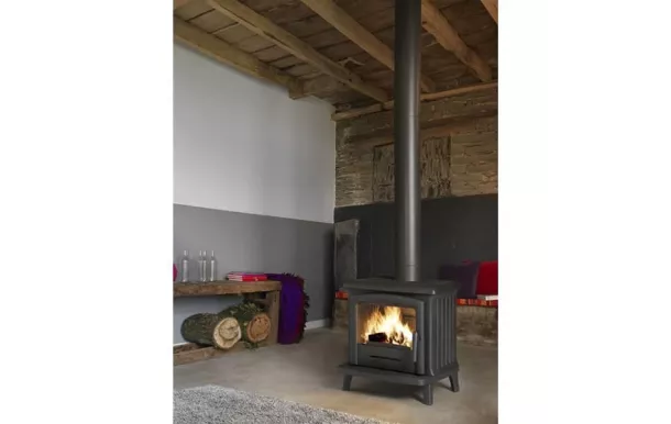 INVICTA Poêle à bois vintage 6 Kw buche de 33 cm - P912144