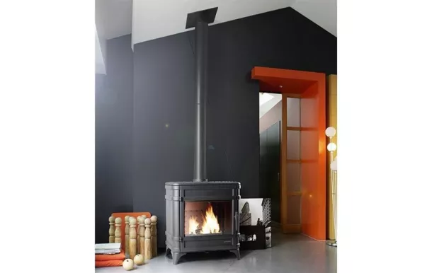 INVICTA Poêle à bois vintage Siam 12 Kw buche de 60 cm - P917044