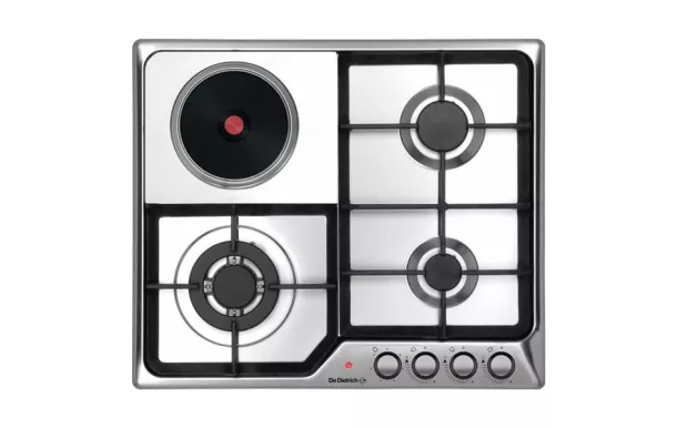 DE DIETRICH Table de cuisson mixte 3+1 inox - DPE3601XM