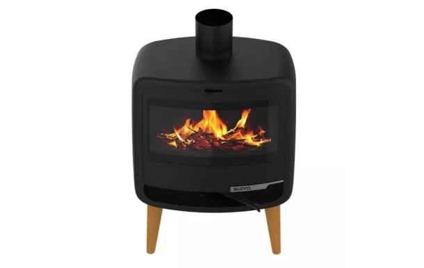 SUPRA Poêle à bois vintage Kris 10 Kw buche de 50 cm - KRIS