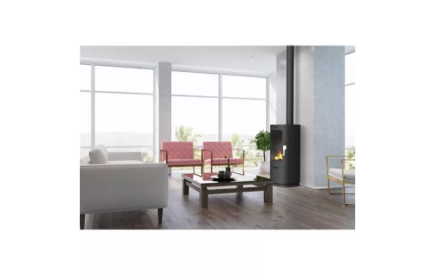 SUPRA Poêle à bois longiligne MAONIE 11,5 Kw - MAONIE