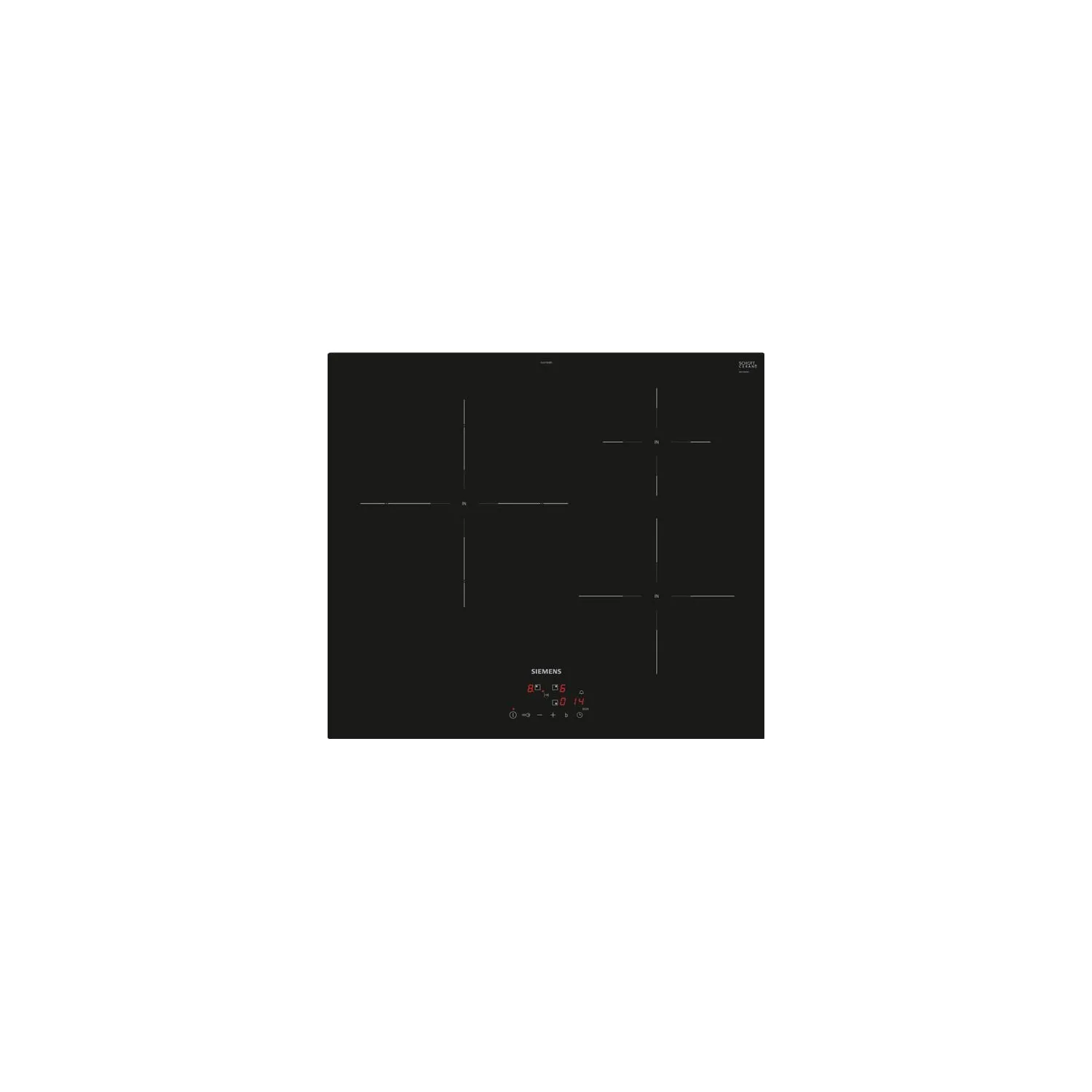 SIEMENS Table de cuisson induction 60 cm 3 foyers EU611BJB5E
