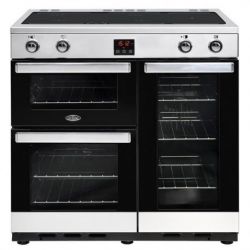 BELLING Piano de cuisson induction 90 cm Cookcentre inox - PCENTR90EISTA