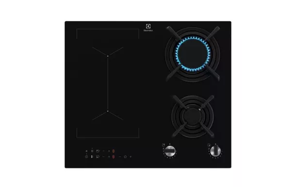 ELECTROLUX Table de cuisson mixte 2 feux gaz 2 feux induction KDI641723K