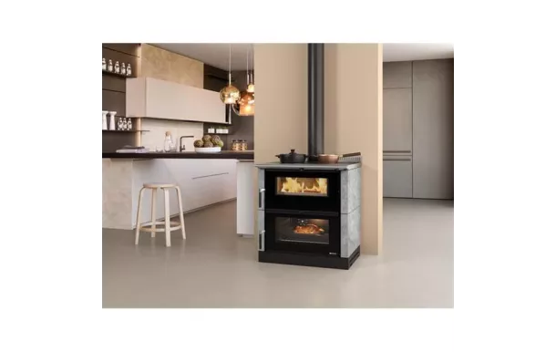 NORDICA Cuisinière à bois sans bouilleur Verona XXL - VERONAXXLPIERRENATUR
