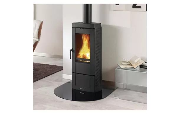 NORDICA Poêle à bois longiligne 6,2 Kw buche de 30 cm - CANDY4.0