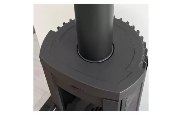 NORDICA Poêle à bois longiligne 6,2 Kw buche de 30 cm - CANDY4.0