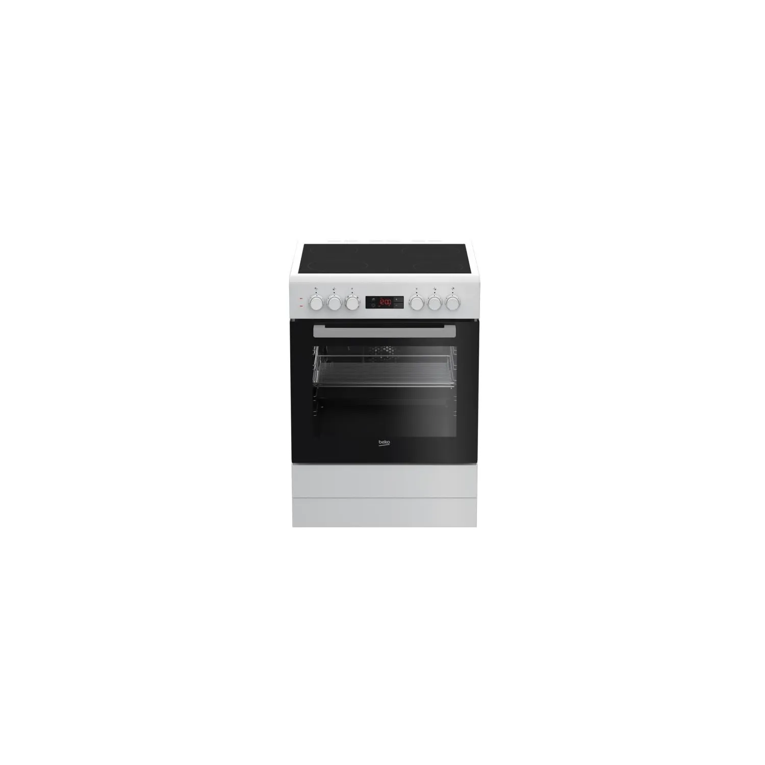 BEKO Cuisinière vitrocéramique 60 cm FSE67300WCS