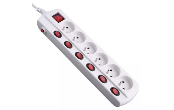 ELECTRALINE BLOC 6 PRISES 16A AVEC INTER DEPORTES 35433