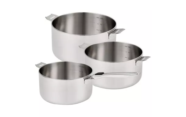 BEKA LINE Série 3 casseroles inox 16 / 18 / 20 cm - R'Évolution