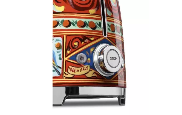 SMEG Toaster 2 tranches Dolce & Gabbana - Années 50 - TSF01DGEU