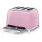 SMEG Toaster 4 tranches Rose Années 50 - TSF03PKEU