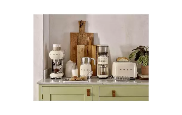 SMEG Broyeur à café Crème - Années 50 - CGF11CREU