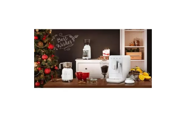 SMEG Broyeur à café Blanc - Années 50 - CGF11WHEU