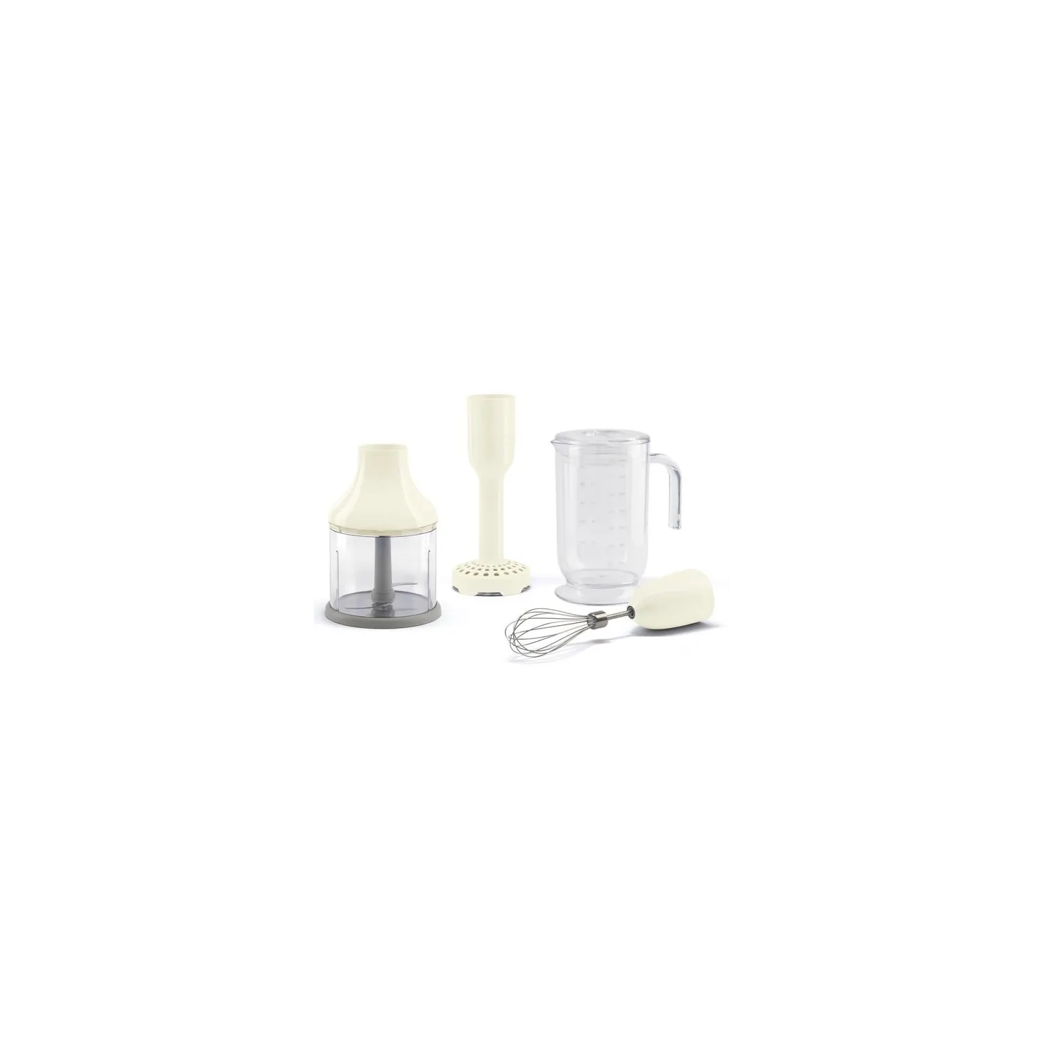 SMEG Kit de 4 accessoires Crème pour mixeur plongeant ANNÉES 50 HBAC11CR
