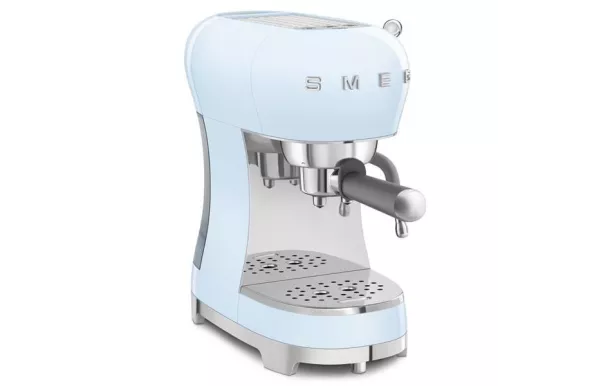 SMEG Machine Expresso Bleu Azur Années 50 - ECF02PBEU