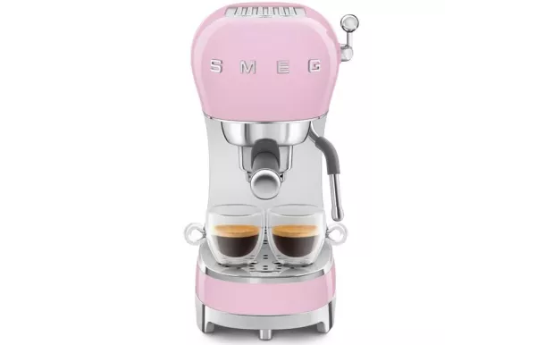 SMEG Machine Expresso Rose Années 50 - ECF02PKEU