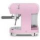 SMEG Machine Expresso Rose Années 50 - ECF02PKEU