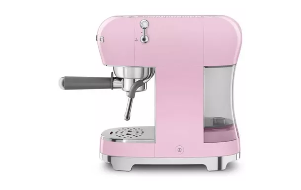 SMEG Machine Expresso Rose Années 50 - ECF02PKEU