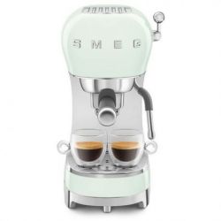 SMEG Machine à café Expresso Années 50 coloris vert d'eau - ECF02PGEU