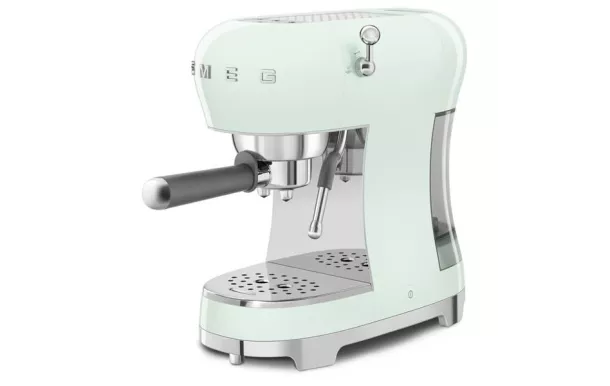 SMEG Machine à café Expresso Années 50 coloris vert d'eau - ECF02PGEU