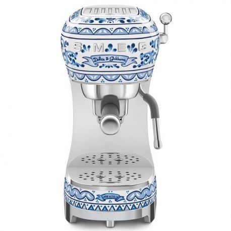 SMEG Machine Expresso Dolce & Gabbana Bleue - Années 50 - ECF02DGBEU