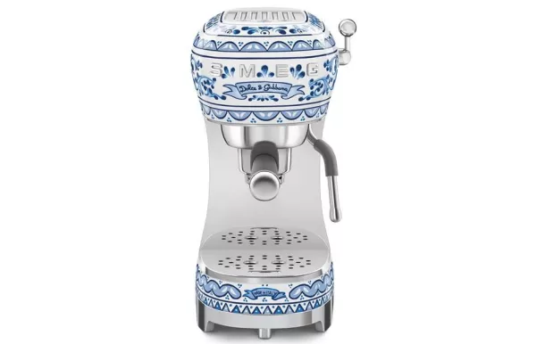 SMEG Machine Expresso Dolce & Gabbana Bleue - Années 50 - ECF02DGBEU