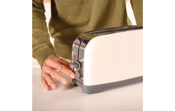 TAURUS GRILLE PAIN VINTAGE 850W ACIER 6 TH° CREME  960658000