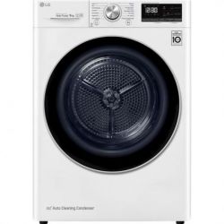 LG Sèche-linge frontal 60 cm 9 Kg pompe à chaleur - RH9V71WHN