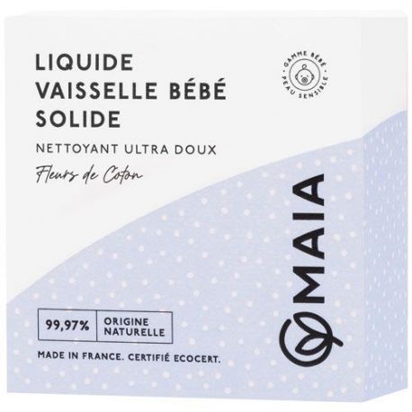 MAIA Maia savon vaisselle bebe fleur de coton 150 grammes