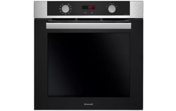 BRANDT Four encastrable multifonction pyrolyse inox  - BOP2112X