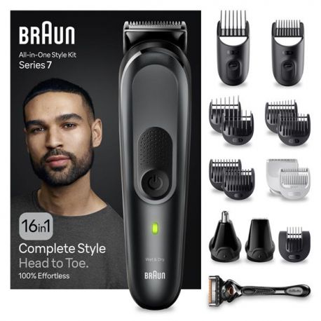 BRAUN Tondeuse multi-usages 16 en 1 - Série 7 - MGK7470