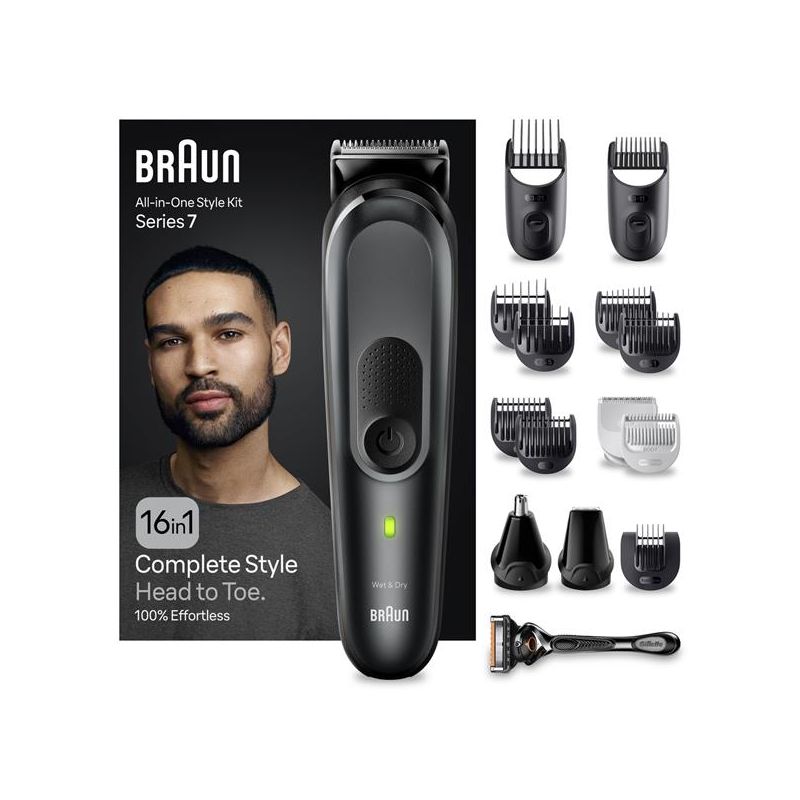 BRAUN Tondeuse multi-usages 16 en 1 - Série 7 MGK7470