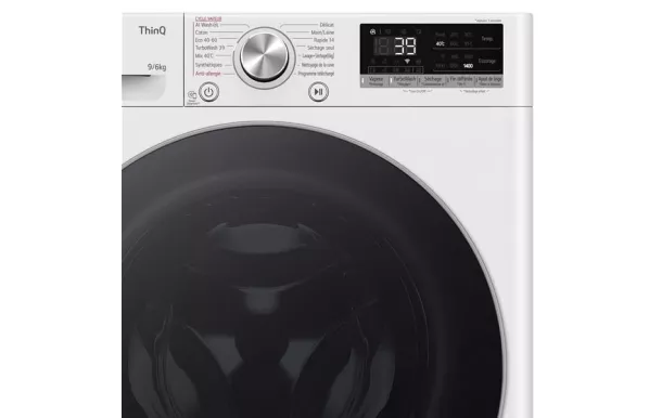 LG Lave-linge séchant 60 cm 9/6 kg essorage 1400 tr/mn - F964R71WRST