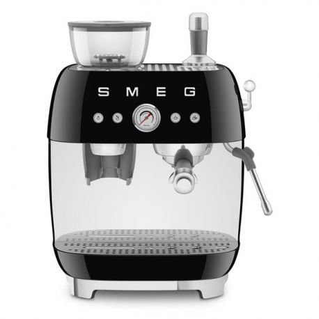 SMEG Machine à café barista noire 15 bars - EGF03BLEU