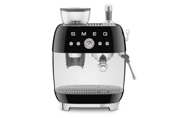 SMEG Machine à café barista noire 15 bars - EGF03BLEU