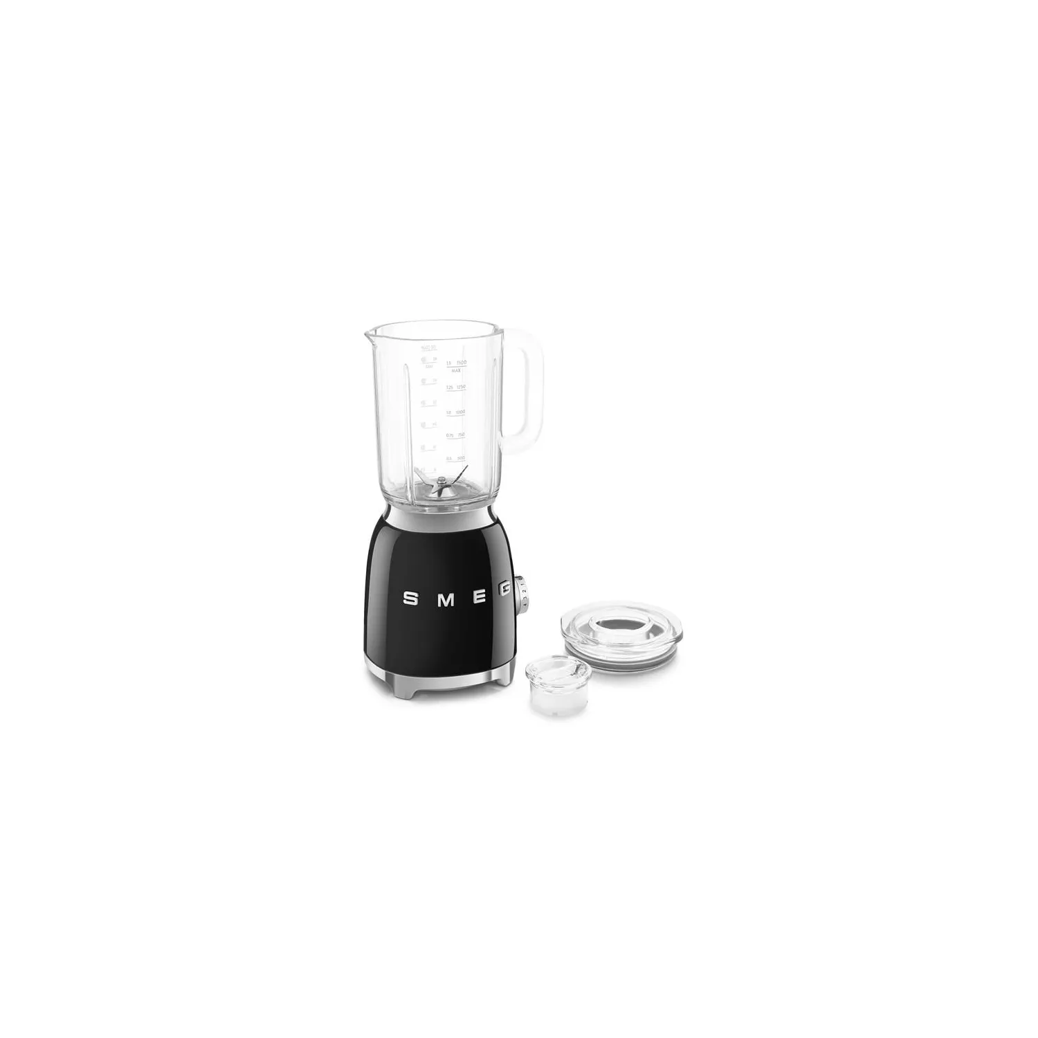 SMEG Blender 1.5 L Noir - Années 50 - BLF03BLEU