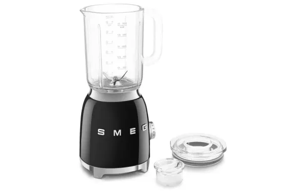 SMEG Blender 1.5 L Noir - Années 50 - BLF03BLEU