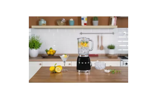 SMEG Blender 1.5 L Noir - Années 50 - BLF03BLEU
