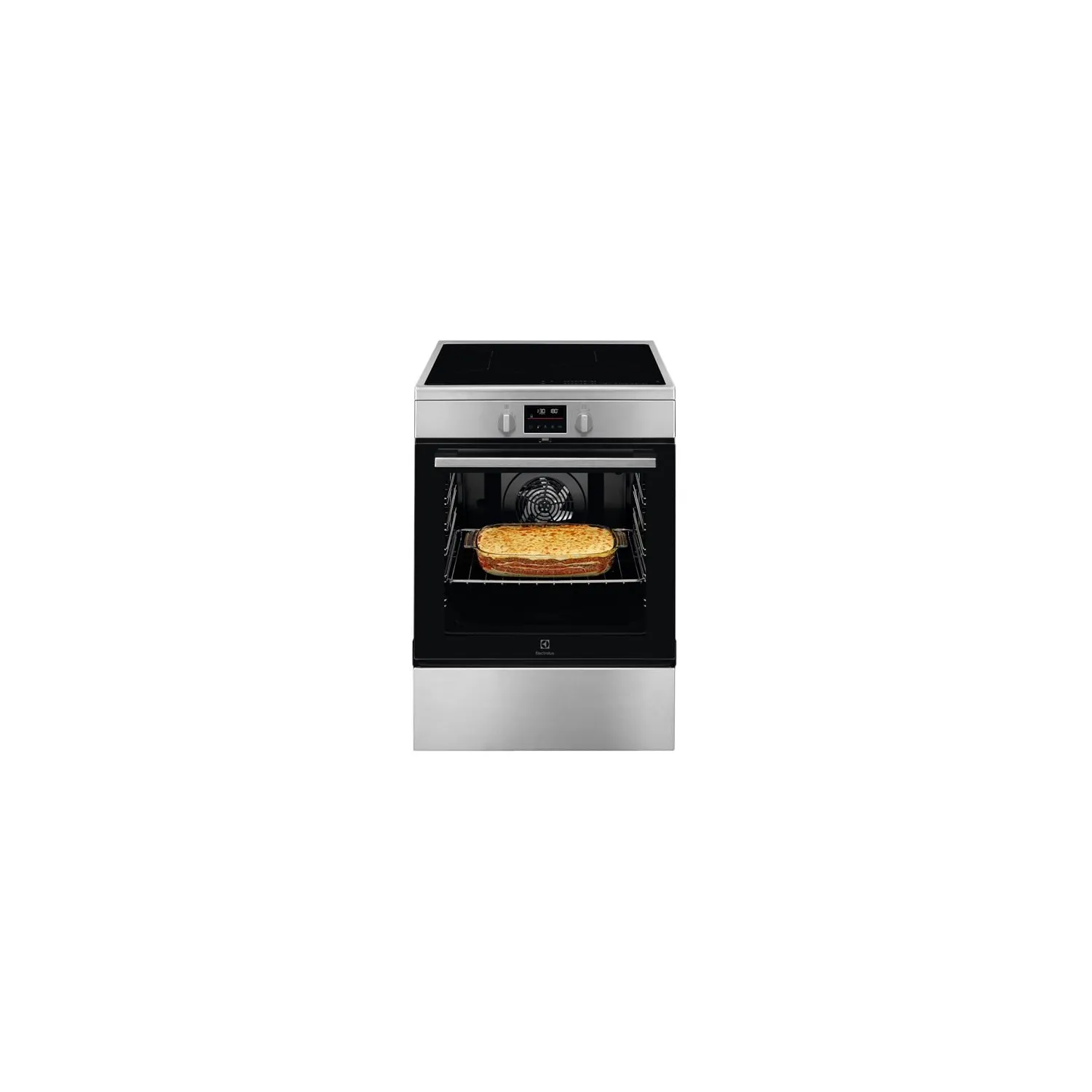 ELECTROLUX Cuisinière induction 60 cm multifonction 3 zones pyrolyse LKI64890BX