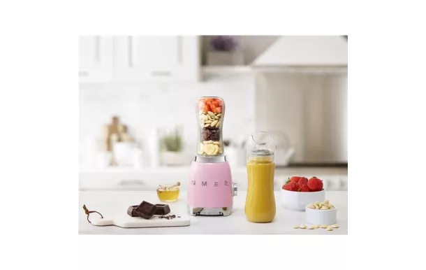SMEG Mini blender 0,6 L Rose - Années 50 - PBF01PKEU