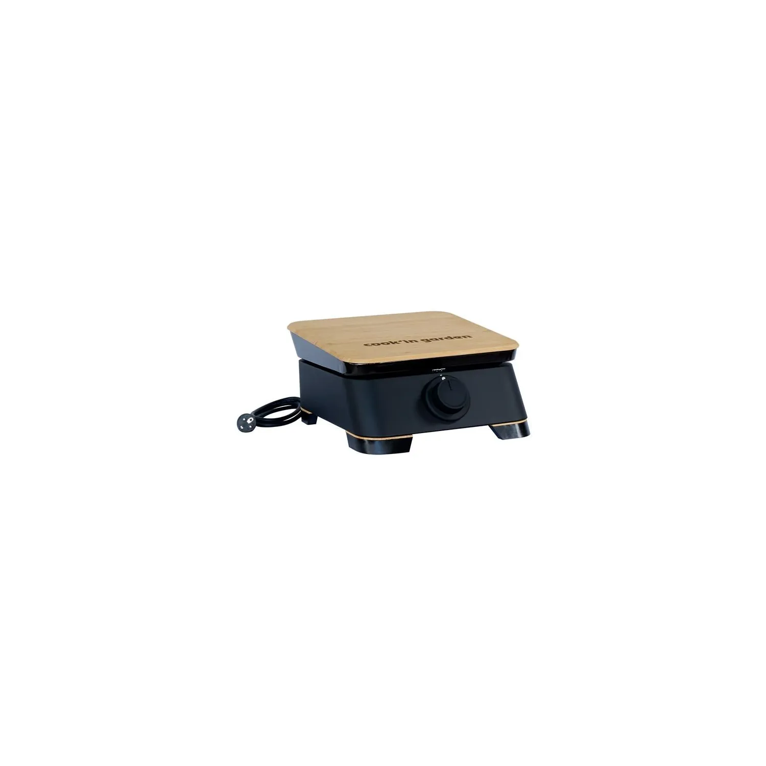Plancha Électrique Cook In Garden PE004 – Thermostat Réglable, Bac Récupérateur de Jus