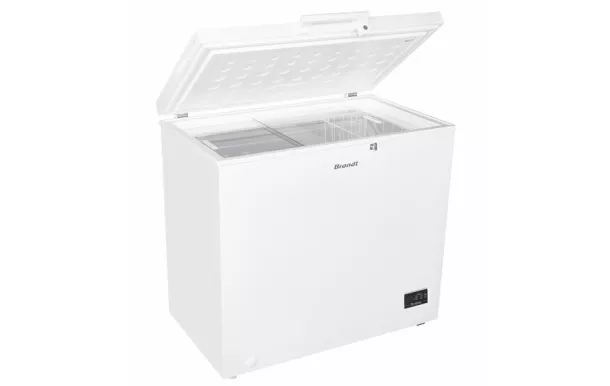 BRANDT Congélateur coffre froid statique 308 litres - BFK301ESW