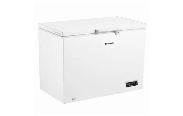BRANDT Congélateur coffre froid statique 308 litres - BFK301ESW