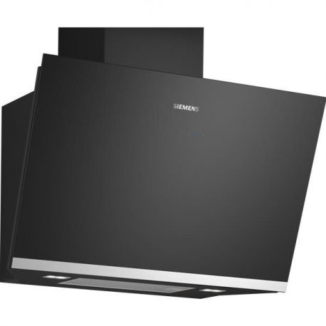 SIEMENS Hotte décorative murale 80 cm débit 915 M3/h noire - LC81KAN60